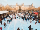 Ice skating rink Museum Square in Amsterdam // Nov. 15
