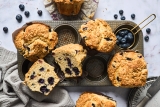 Bakery Style Blueberry Streusel Muffins | Olive & Mango