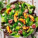 Grilled Peach and Prosciutto Salad