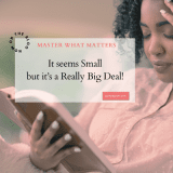 If you don’t have any margin – you know, blank space – in your life, then you probably don’t have much peace, clarity, or confidence either. Without margin, you feel scattered and unsure because you are moving too fast. While you should be feeling more confident at this stage in your life