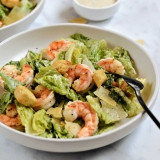 Air Fryer Shrimp Caesar Salad
