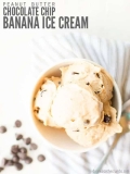 PB Chocolate Chip Banana Ice Cream