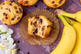 Sourdough Banana Chocolate Chip Cottage Cheese Protein Muffins – Sourdough Brandon