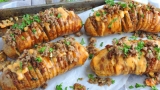 The Alabama News Center — Recipe: Spicy Smoked Gouda & Sausage Hasselback Potatoes