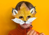 MOGLi Nature Craft – Leaf Halloween Mask