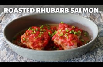 Roasted Rhubarb Salmon – Makes a Much Better Sauce than Sword