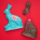 Chocolate Zombie Bunny For Easter