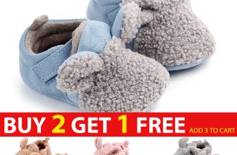 Newborn Toddler Baby Crib Boys Girls Shoes Cartoon Lamb Winter Warm Slippers