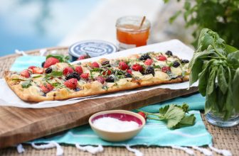 Berry and Brie Flatbread – Our Best Bites
