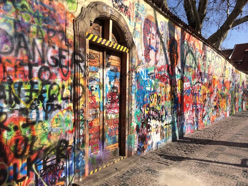 Add the Lennon Wall in Prague, Czech Republic to your solo travel Europe itinerary