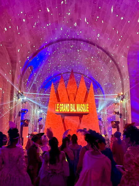 Entering the Grand Masked Ball