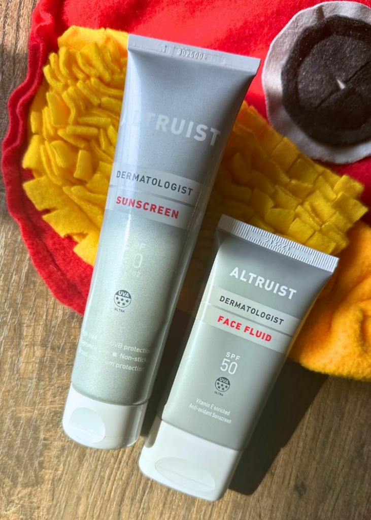 altruist face fluid sunscreen