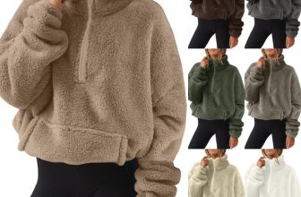 Womens Winter Teddy Bear Fleece Casual Hoodies Jumper Pullover Sweatshirt Tops