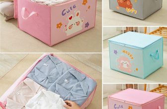 Large Collapsible Toy Storage Box Foldable Kids Room Organizer Chest UK