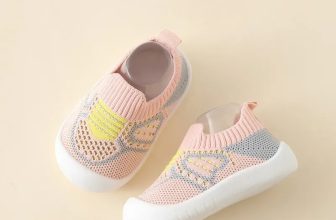 Anti-Slip Breathable Baby Shoes with Rubber Sole for Infants and Toddlers