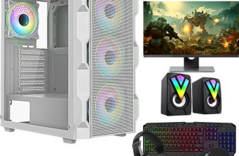 Core i5 Gaming PC | GT730 4GB | 16GB RAM | 128GB SSD | 1TB HDD | 22″ Monitor|W10