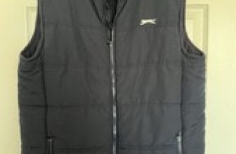 Slazenger Men’s Vest Size L Quilted Jacket Dark Blue New