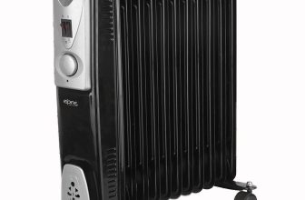 🔥11 Fin Oil Filled Radiator 2500W Electric Portable Heater 3 Heat Thermostat UK