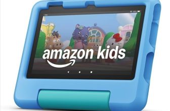 Amazon Fire 7 Kids Tablet  7 inch Display Ages 3–7 16 GB Blue latest