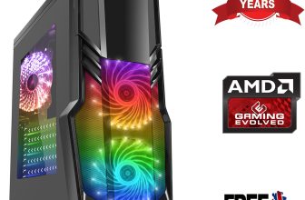 Customize Mega Fast AMD Home Gaming Computer Radeon 16GB DDR4 WiFi Desktop PC CB