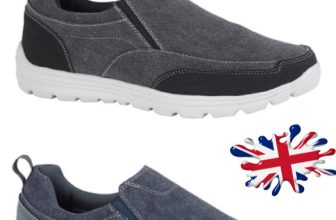 DEK SLIPON SHOES MEMORY FOAM FOOTBEDS SLIP ON GENTS MENS NEW SUPER LIGHT WEIGHT