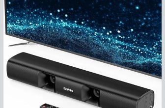 Saiyin Sound Bar – 50W Powerful TV Sound Bar with Crystal Clear Dialogue & Enhan