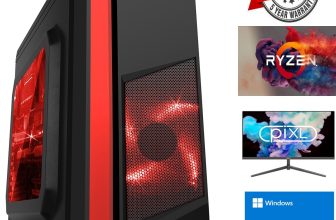 AMD Ryzen3 Quad Gaming PC Computer Bundle 8GB 1000GB HDD 4.0Ghz Windows 11 FR