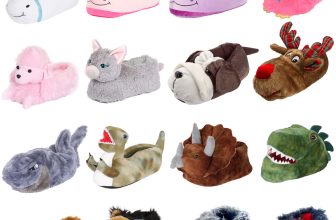 Boys Girls Kids Novelty 3D Character Plush Slippers Boots Unicorn Dino Size
