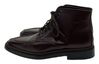 ero Lace-Up Boots/Us8/Brd/Cowhide 11311