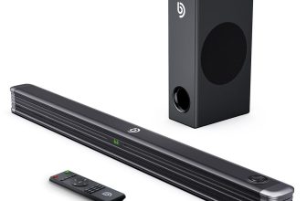 Bomaker Njord-1 Bluetooth SoundBar with Wireless Subwoofer, 150db 150w
