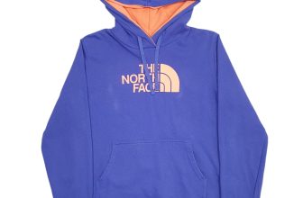 THE NORTH FACE Hoodie Spellout Jumper Sweatshirt Womens M