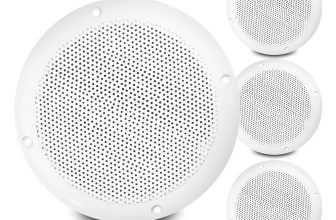 4x Vonyx 6.5″ White Waterproof Speakers Marine Boat Garden BBQ 200W UK Stock