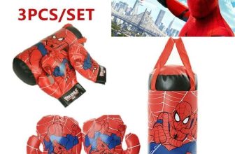 3Pcs/Set Kids Boxing Gloves Punching Bag Spiderman Christmas Gifts Kids Toy 2024