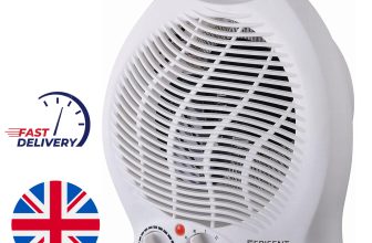Fan Heater 2KW Portable Electric Hot Warm Air Overheat Protection 2 Heat Setting