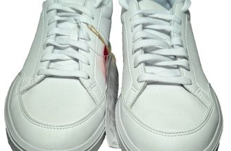 Mens Leather Trainers Lace Up UK 8 / EU 42 Adidas Postmove White Basketball