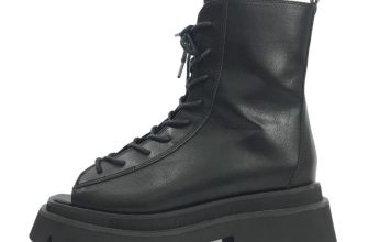Jeanasis Lace-Up Boots/M/Blk/Leather/Jeanasis/Lace-Up Boussin/Black 11211