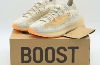 GY2649 adidas Yeezy Boost 380 Yecoraite Reflective Beige Cream Orange (Men’s)