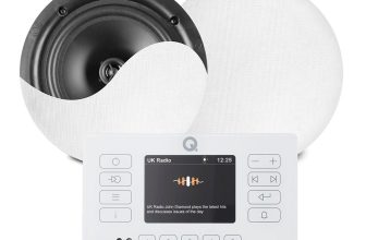 Q Acoustics E120 White – Bluetooth Kitchen Sound System with DAB+ 2 x NCSS5
