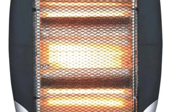 Halogen Heater 3 Bar Electric Heater Adjustable 400w, 800w, 1200w Heat Setting