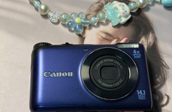 Canon A2200 Blue-14.1MP, Auto ISO, 4x Zoom, ENGLISH, Vivid Blue Digital Camera