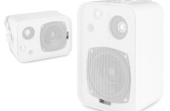 PD BV40V White 4 Inch Passive Speakers Set for Background Music – 100V Install