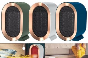 1200W Electric Space Heater Low Energy Ceramic Fast Heating Fan Portable Remote