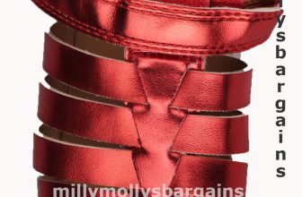 Girls Red NEXT Sandals Size 9 RRP £17                                         zz