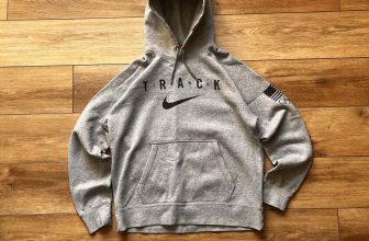 Nike track hoodie Grey size L