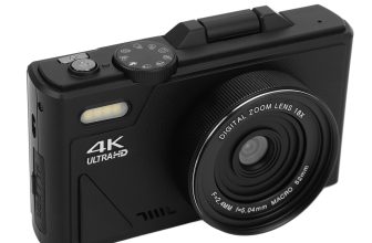 Retro Digital Camera Slow Motion 64MP Video Pause Function 3 Inch IPS Flip