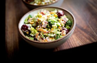 Broccoli grape salad, North Texas style