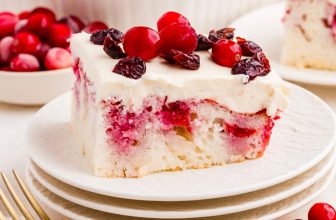 Cranberry Poke Cake – The Country Cook
