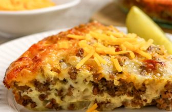 Impossible Cheeseburger Pie (with Bisquick)