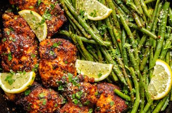 Skillet Chicken and Green Beans