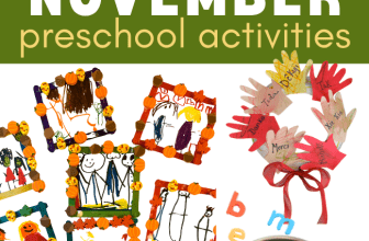 November Preschool Activities – No Time For Flash Cards